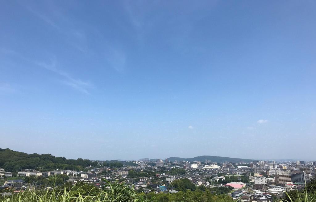 公園内の展望所からは熊本市内を一望できます！