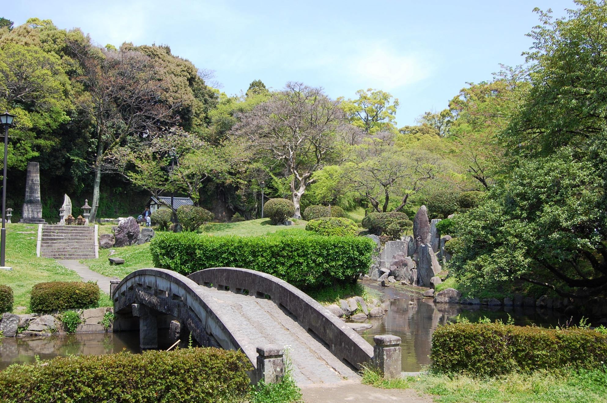 新町・古町の町並み（清爽園）