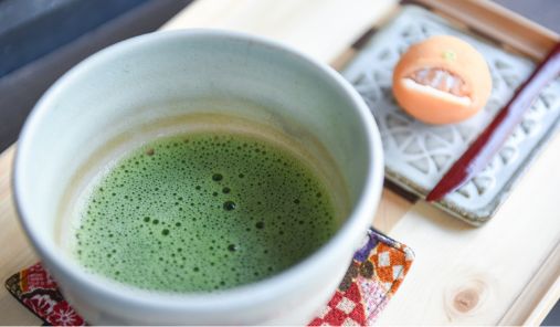 御菓子処天明堂のお茶菓子の写真