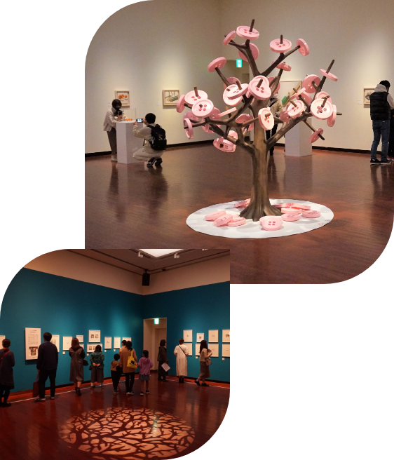 写真：現代アート作品の常設展示