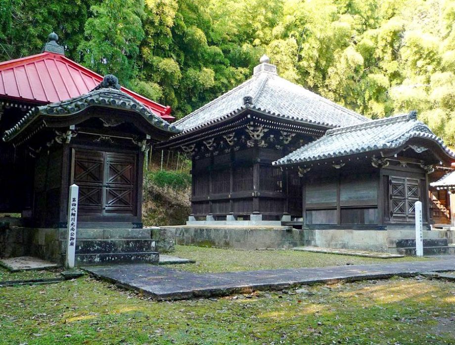写真：国指定史跡 妙解寺跡（北岡自然公園）