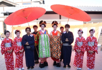 Herbstfest am Burggraben von Kumamoto