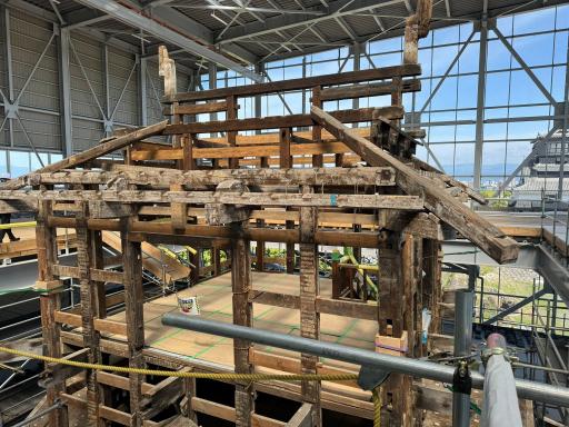 宇土櫓素屋根内部特別公開2