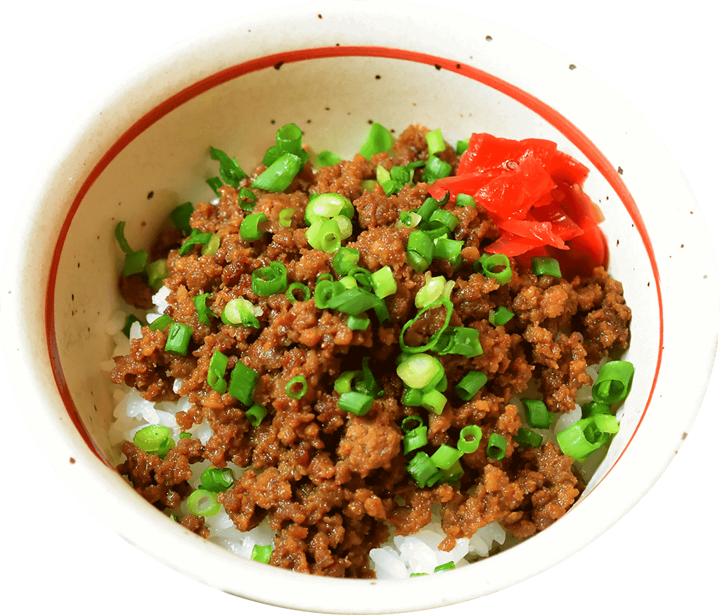 黒亭の豚そぼろ丼