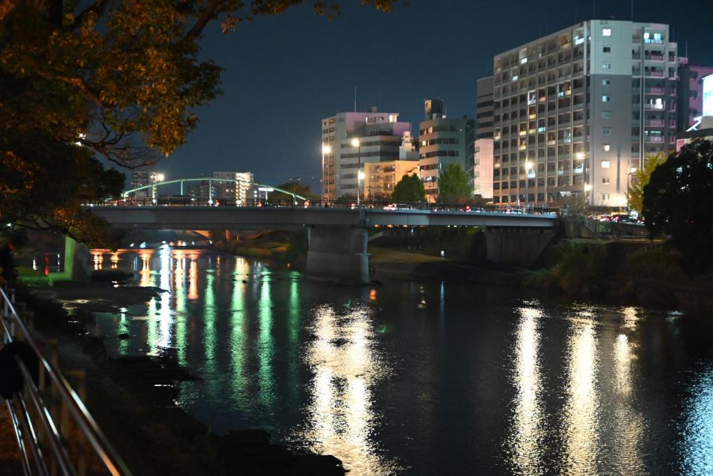 夜晚的白川