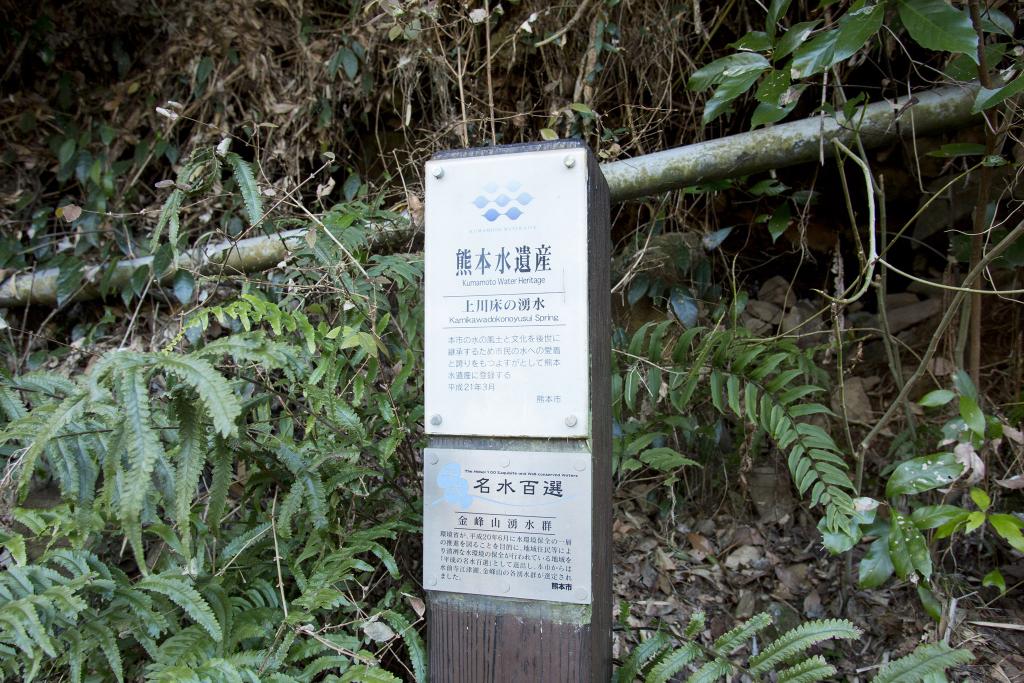 金峰山湧水群（上川床の水）