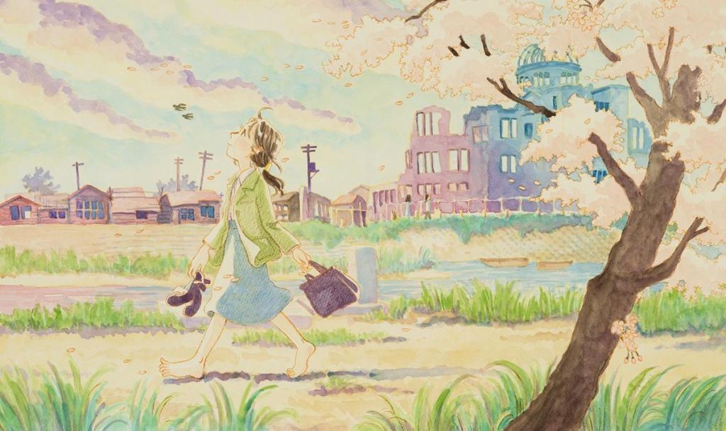 《夕凪の街 桜の国》カバーイラスト、2004年 ©︎こうの史代／コアミックス