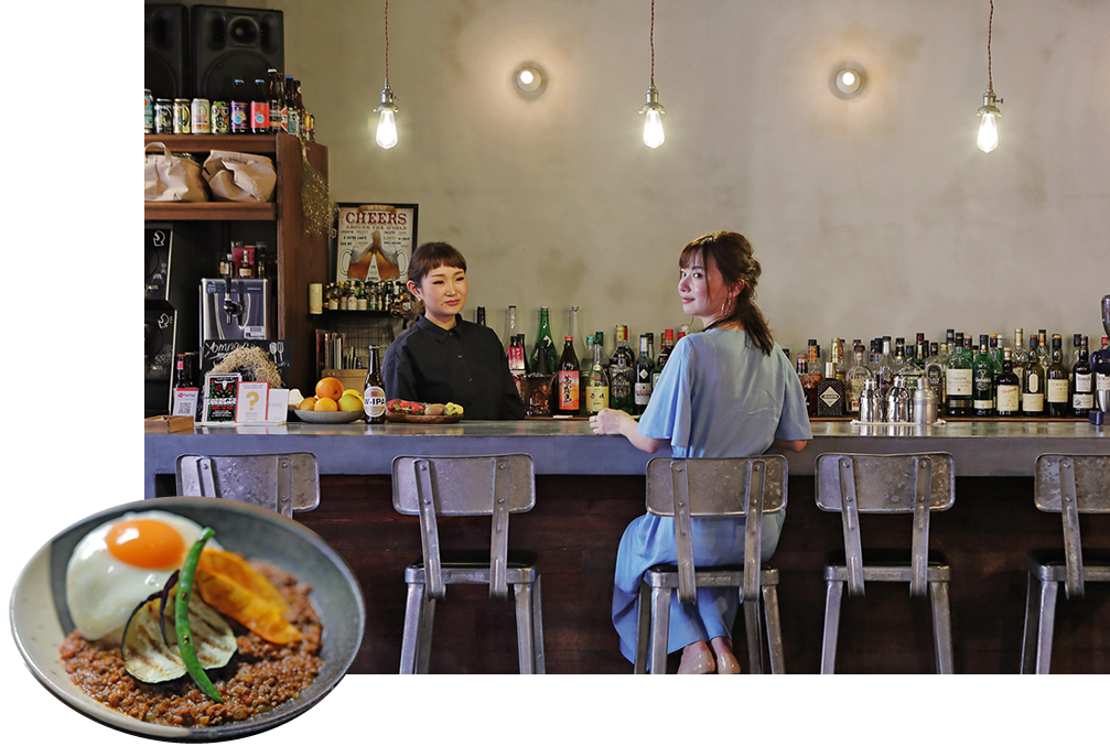 good time bar yomnom(ヨムノム):カウンター