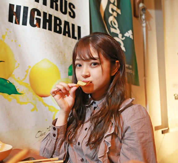 サツマイモのチップス塩バター